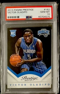 Tarjeta de novato PSA 10 VICTOR OLADIPO 2013-14 PANINI PRESTIGE RC GEMA COMO NUEVA *MAGIA*  - Imagen 1 de 2