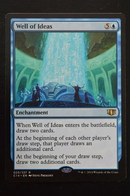 Magic The Gathering MTG WELL OF IDEAS Commander 2014 LP Lightly Played - Image 1 of 2