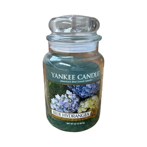 Yankee Candle Blue Hydrangea Large Jar - Classic Label - NEU - Retired - Bild 1 von 12