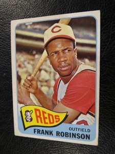 1965 TOPPS BASEBALL SET #120 Frank Robinson, Cincinnati Reds, ottime condizioni - Foto 1 di 5