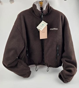 MIU MIU Dark Brown Jacket New & Authentic - Picture 1 of 14