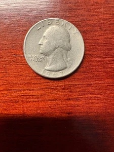 1967 Liberty Washington Quarter Dollar US Collectors Coin No Mint Mark VERY RARE - Picture 1 of 2