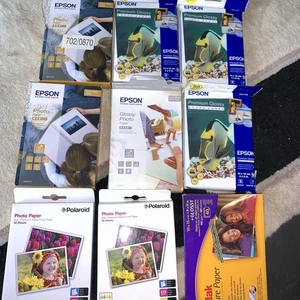 9 meist Epson Premium Glossy Fotopapier 6x4" (15x10cm) 438 Blatt   - Bild 1 von 7