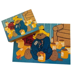 Springbok Childrens Jigsaw Puzzle Paddington Bear Hallmark 1984 Eden Toys Vtg - Picture 1 of 16