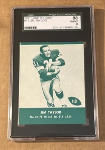 1961 Lake to Lake Packers #13 Jim Taylor SGC 8 - Picture 1 of 2