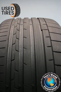1 Used Continental Sport Contact 6 AO 295/35R23 295/35/23 2953523 XL 108Y - Picture 1 of 11