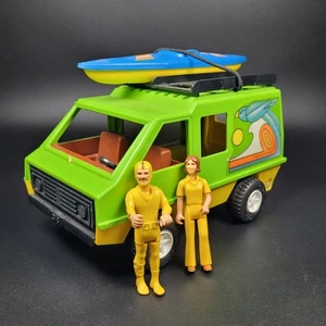 Vintage Fisher-Price Adventure People Daredevil Sports Van 1977 Green # 318 - Picture 1 of 6