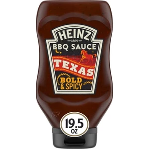Heinz Texas Style Bold & Spicy BBQ Sauce (19,5 oz Flaschen, 6er Pack) - Bild 1 von 8