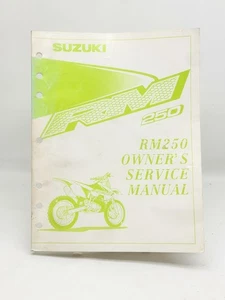 2000 Suzuki RM250 Owner's Factory Service Manual 99011-37E54-03A RM 250 Y - Bild 1 von 9