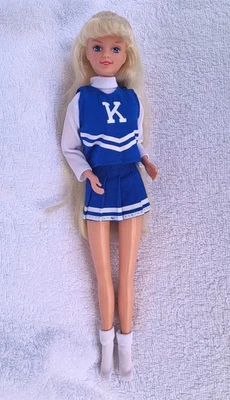 Muñeca animadora universitaria de colección clon Barbie U de Kentucky Wildcats rara Foto 1 de 4