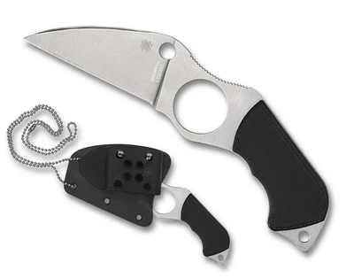 Spyderco Knives Swick FB14P6 Fixed Blade Knife LC200N Stainless Black G10 - Image 1 of 4