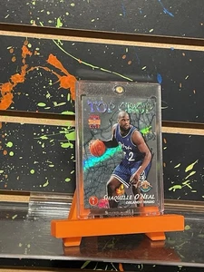 1996-97 Topps Stadium Club - Top Crop Shaquille O'Neal Hakeem Olajuwon Refractor - Imagen 1 de 4