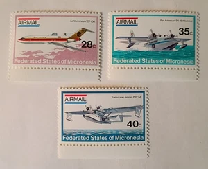 Estampillas de correo aéreo de Micronesia, 1984, sc#C1-3, como nuevas, NH, OG, conjunto completo - Imagen 1 de 2