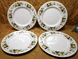 4 piatti Royal Doulton England MIRAMONT 10 3/4" - design frutta - Foto 1 di 4