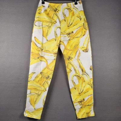 Vtg Cygne Design Dianne B Banana Pants Tag 12 (Modern 4) Ankle Length Mod 1970s - Image 1 of 4