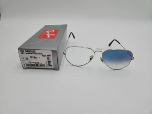 Ray-Ban RB3025 Aviator 003/3F 58 mm occhiali da sole unisex - argento - Foto 1 di 10