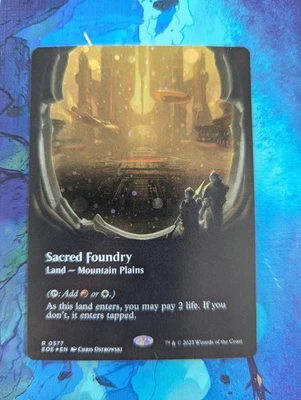 Sacred Foundry (Borderless) (Galaxy Foil) Edge of Eternities Foil - Image 1 of 2