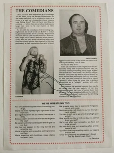 UK Wrestling SIGNED Page Catweazle - rare signature - Picture 1 of 2
