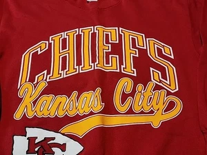 Vintage Kansas City Chiefs Pullover Large Sweater 90s NFL Sportswear Logo 7 Rare - Picture 1 of 15