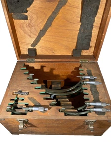 Mitutoyo Outside Micrometer Box Set - 2" to 5" and 8" to 10" Sizes - Picture 1 of 14