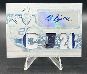 2014 Topps Triple Threads C.J. Spiller White Whale Patch Auto #TTAR-CS SSP 1/1 - Picture 1 of 2