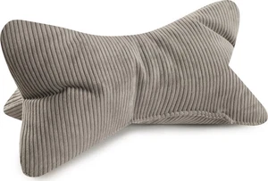 MAGMA Leseknochen INGA 42×22cm – Nackenstütze Cord grau für Bücher & Tablet - Bild 1 von 5
