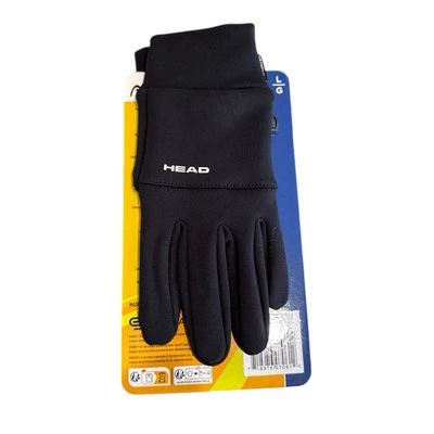 HEAD Men's L Touchscreen Running Gloves Large Black - Image 1 of 4