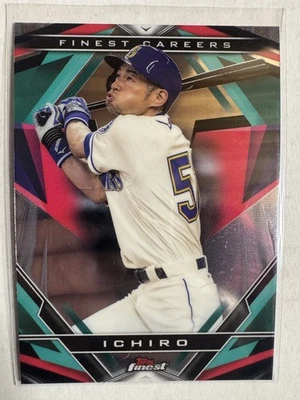 2020 Topps Finest Ichiro Suzuki Finest Careers insert baseball card #FCI-2 - Image 1 of 2