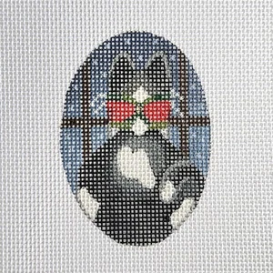LIZ GOODRICK DILLON HP LONA DE AGUJA: ORNAMENTO GATO GG - Imagen 1 de 2