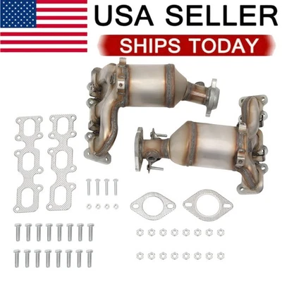 Convertidor catalítico para Ford Flex 2013-2015 delantero 2 piezas acero inoxidable Gygnpan Foto 1 de 4