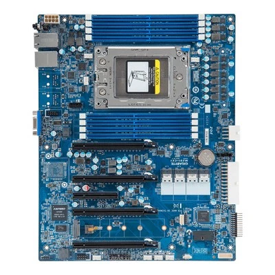 Gigabyte MZ01-CE1 AMD EPYC 7002/7003 MAINBOARD SP3 DDR4 SERVER - Image 1 of 4