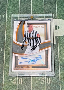 2023-24 Panini Immaculate Shadowbox David Trezeguet Juventus Auto /99 SSP 📈🔥 - Imagen 1 de 2