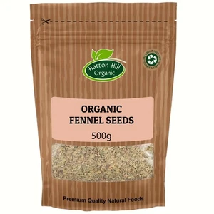 Organic Fennel Seeds 500g by Hatton Hill Organic - Picture 1 of 2