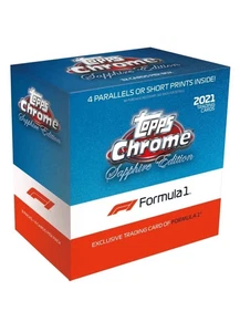 2021 Topps Chrome Formula 1 F1 Sapphire Edition Sealed Box Hamilton Verstappen - Bild 1 von 1