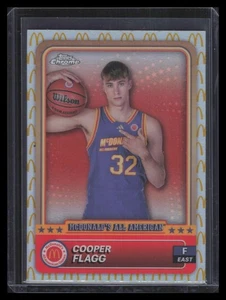 2024 Topps Cromo McDonald's All American Logo Refractor 78 Cooper Flagg Novato - Imagen 1 de 2