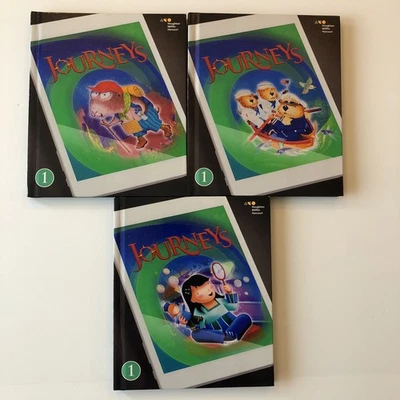 Journeys Common Core Grade 1 Homeschool Textbook Lot Of 3 - Levels 1.4 1.5 & 1.6 - Image 1 of 4