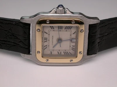 Cartier Santos Galbee grosses Modell Stahl-Gold Ref. 187901 guter Zustand - Bild 1 von 4