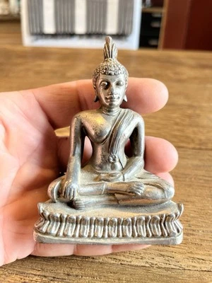 ⭐️ ANTIQUE BUDDHA FIGURE ASIAN THAI statue ANCIENNE STATUE BOUDDHA ASIE - Photo 1/4