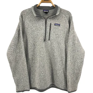 Patagonia Men's Stonewash Gray Better Sweater 1/4-Zip Jacket 2015, Size Large L - Picture 1 of 11