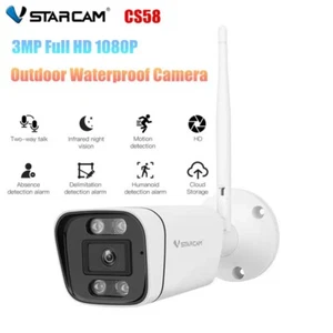Vstarcam CS58 3MP FHD 1080P Smart 4 Lights Night Vision Waterproof Bullet Camera - Picture 1 of 17