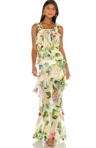 Alice McCall Dress Size AU 12 US 8 Maxi Long Wild Front Tiered Floral - Picture 1 of 8