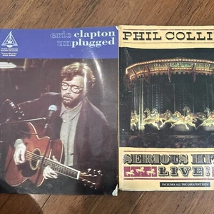 Phil Collins & Eric Clapton Hits Live sheet music book Piano Vocal Guitar - Picture 1 of 15