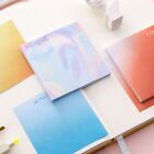 Einfaches Memo-Pad Klebriges Schreibpapier Dekorative Notizen Pad Aufkleber Farbverlauf
