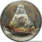 W1966 Rare Medal Last Supper Christ Leonardo Da Vinci 1495 Silver 2 Oz Proof