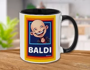 Baldi drôle tasse tasse homme chauve nouveauté anniversaire fête des pères cadeaux lui Noël noir - Photo 1 sur 1