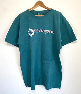 Camiseta túnica de bolsillo vintage de los 90 Alore EE. UU. Arizona talla única de gran tamaño para mujer Foto 1 de 4
