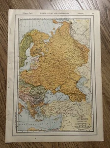 Antike Original Karte von Osteuropa 1922 15x11 cm - Bild 1 von 6