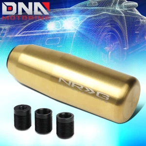 NRG INNOVATIONS SK-450GD WEIGHTED 3.5"TALL ALUMINUM MANUAL SHIFT KNOB UNIVERSAL - Picture 1 of 5