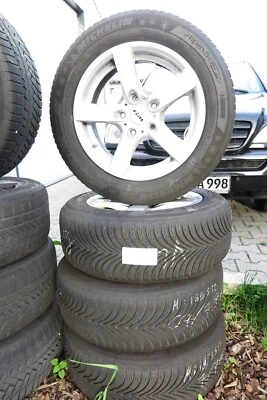 4 Winterkompletträder Alufelgen Winterreifen 205/60 R16 BMW 3er 314 316 318 320 - Bild 1 von 4