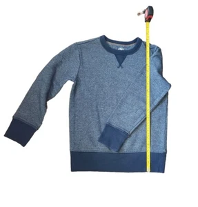 Athletic Works Boys Size Medium 8/10 Long Sleeve Round Neck Blue Sweatshirt - Picture 1 of 5